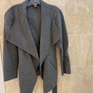 J. Jill Charcoal Gray Wool Blend Jacket